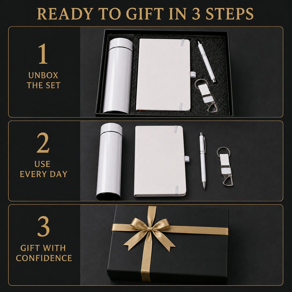 Corporate Gift Set – Elegant 4-in-1 Office Essentials Kit