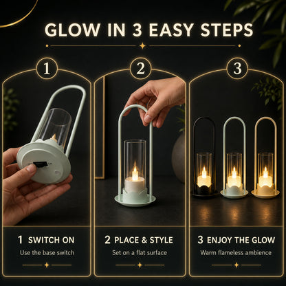 Flameless LED Candle Set – Big Wind Light Style Decorative Glow