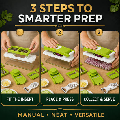 Vegetable Dicer – 14-in-1 Multi-functional Chopper | House of Sensation