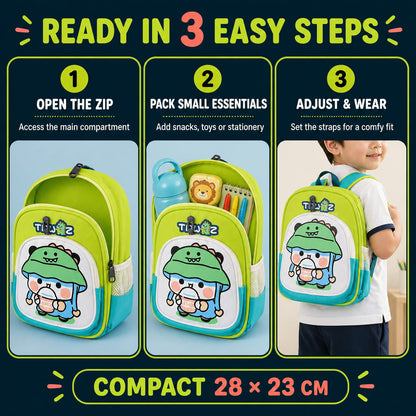 Kids Sling Backpack – Lightweight Cartoon Design for Daily Use