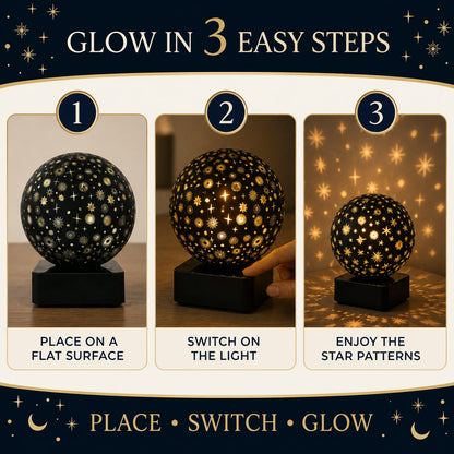Starry Sky Projector Night Lamp – Ambient LED Lighting