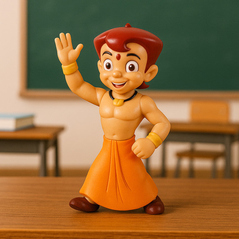 Chhota Bheem Action Figure Toy – Articulated Cartoon Character Figure for Kids