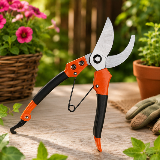 Garden Pruning Shears – Ergonomic Stainless Steel Grip | Indo Glow