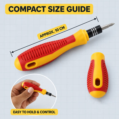 Magnetic screwdriver handle approximately 10 cm