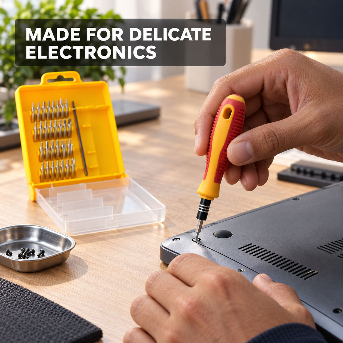 Precision screwdriver kit for delicate electronics repair