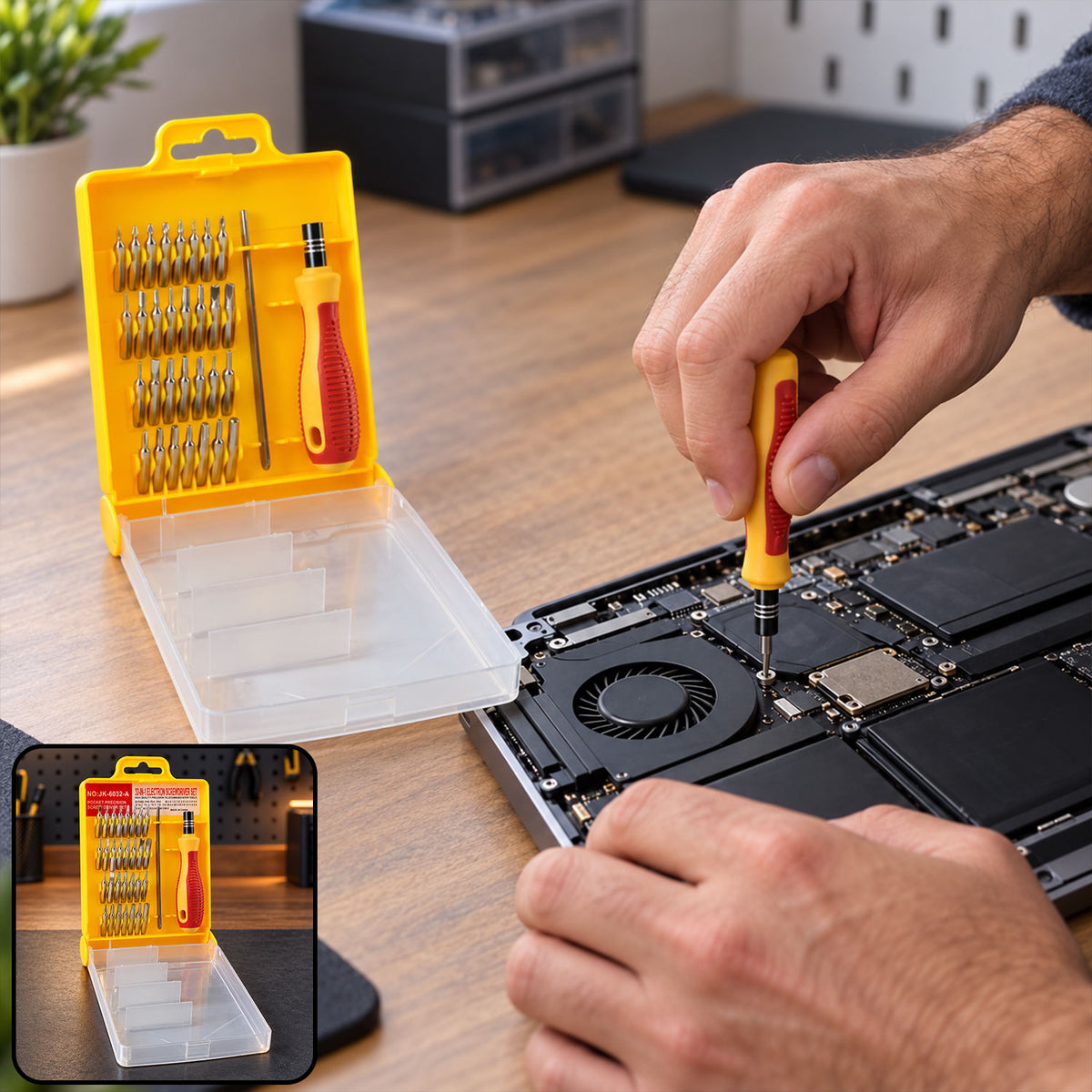 32 in 1 magnetic precision screwdriver set for electronics repair