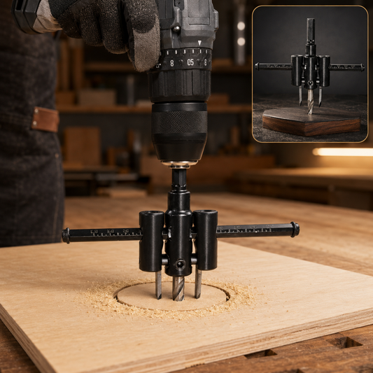 Adjustable Circle Hole Saw – Versatile 30-120mm Cuts | BoltForce