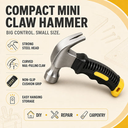 0462 black and yellow mini hammer features