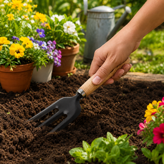 Hand Weeding Fork – Durable Steel Garden Tool | Grow Garden Tools