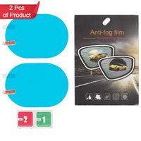 Car Mirror Anti Fog Film Rearview Side Mirror Waterproof Clear Film (1 Pc)