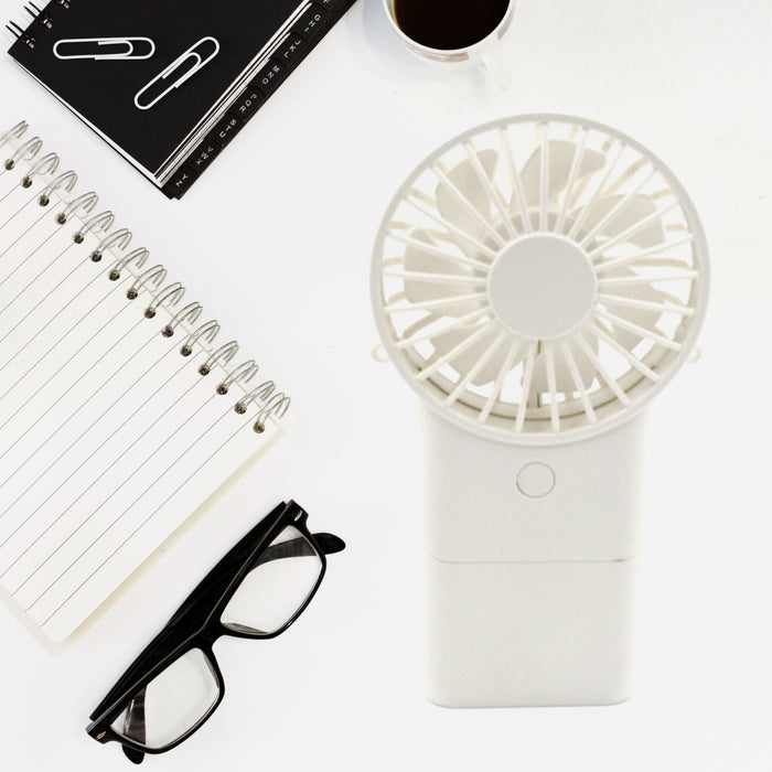 Portable Small Electric Fan, Handheld Fan With 3 Modes USB Rechargeable Mini Student Handheld Class Personal Fan (1 Pc)