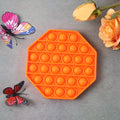 Hexagon Silicone Pop It Fidget Toy – Stress Relief & Focus
