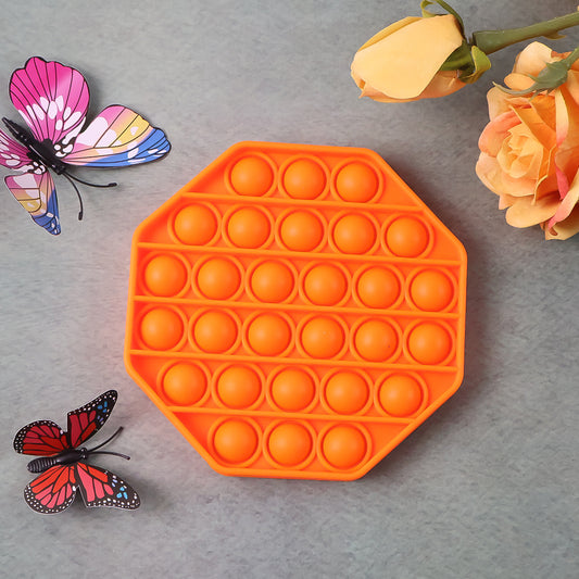 Hexagon Shape Silicone Pop It Fidget Toy