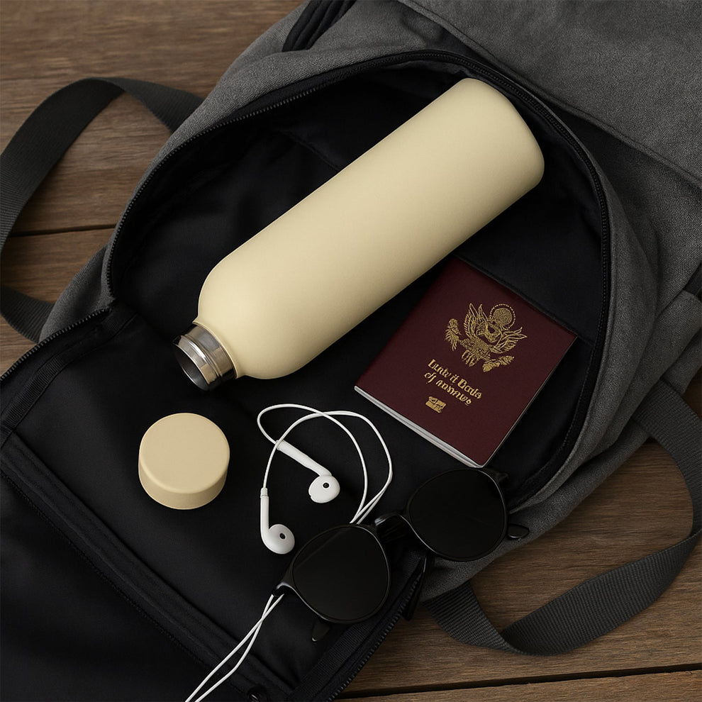 Double Wall Insulated Water Bottle - 64oz & 128oz Stainless Steel