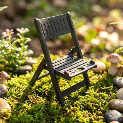 Mini Chair Shape Mobile Stand Holder (1 Pc / Balck Color)