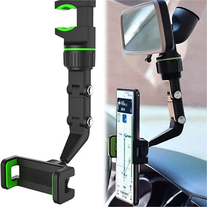 Multifunctional Car Rear View 360° Rotatable Mobile Holder