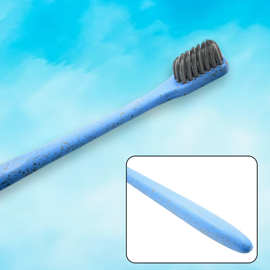 Wheat Straw Soft-Bristle Toothbrush for Deep Cleaning & Dental Care (1 Pc)