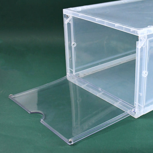 Shoe Storage Box, Shoe Box Clear Plastic Stackable (1 Pc)