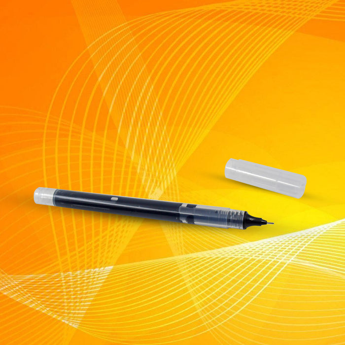 बड़े काले रोलर बॉल पेन / जेल पेन सेट ड्राइंग लेखन पेन 0.5 मिमी (12 पीस सेट)