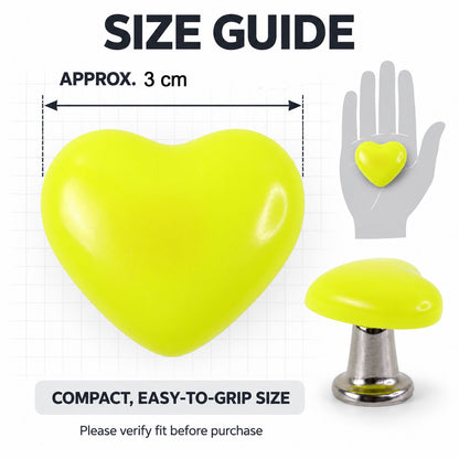 Heart Shape Drawer Knob for Office Desk, Cabinet and Cupboard Handle (1 Pc)