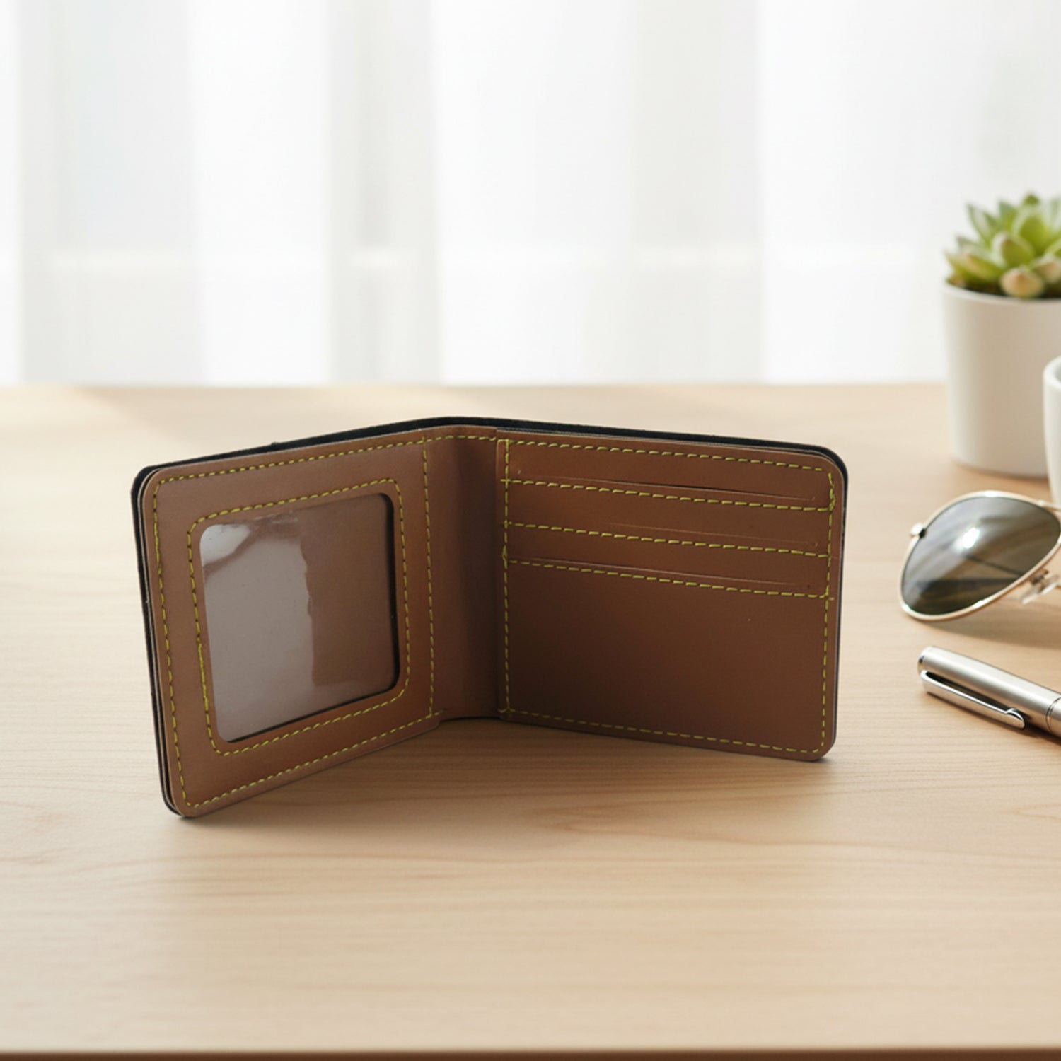 Stylish men’s wallet with multiple card slots