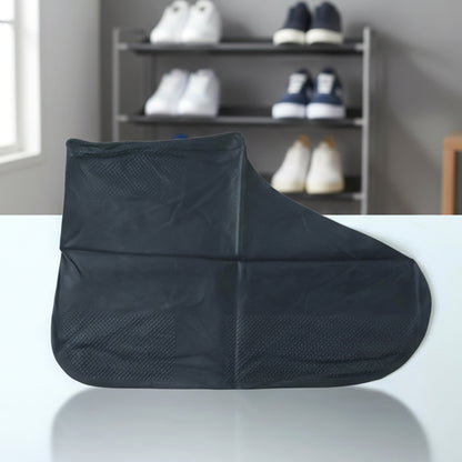 flexible silicone rain shoe cover pair