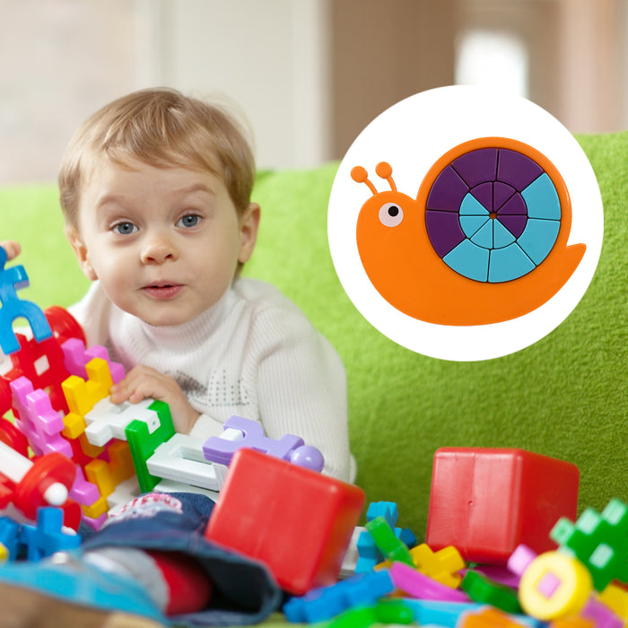 खिलौने घोंघा पहेली बच्चों, मिनी यात्रा पहेली खेल और प्री स्कूल खिलौने मोटर और तर्क कौशल STEM शैक्षिक खिलौना विकसित करता है, जन्मदिन उपहार 3 - 6 साल के बच्चे, बच्चों के लिए मस्तिष्क खेल, बच्चों के लिए बिल्डिंग ब्लॉक (मिश्रित रंग)