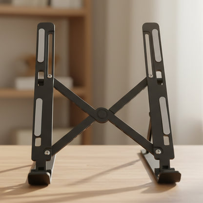 Plastic Adjustable Portable Tablet Stand – Ergonomic Holder Riser (Up to 14 inch)