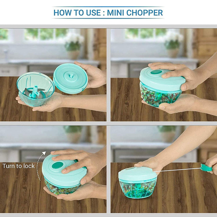 Effortless Chopping: Manual Food Chopper (Compact & Powerful)