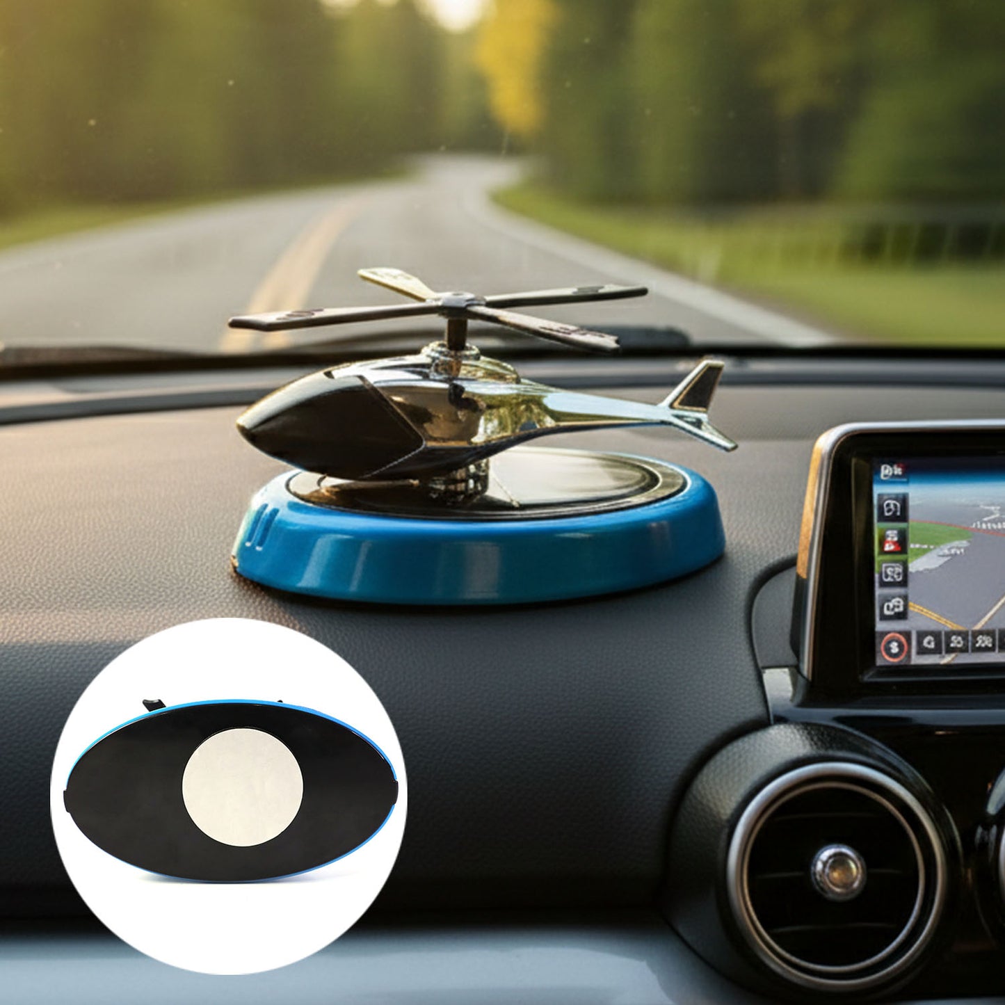 Helicopter Shape Car Dashboard Perfume Air Freshener