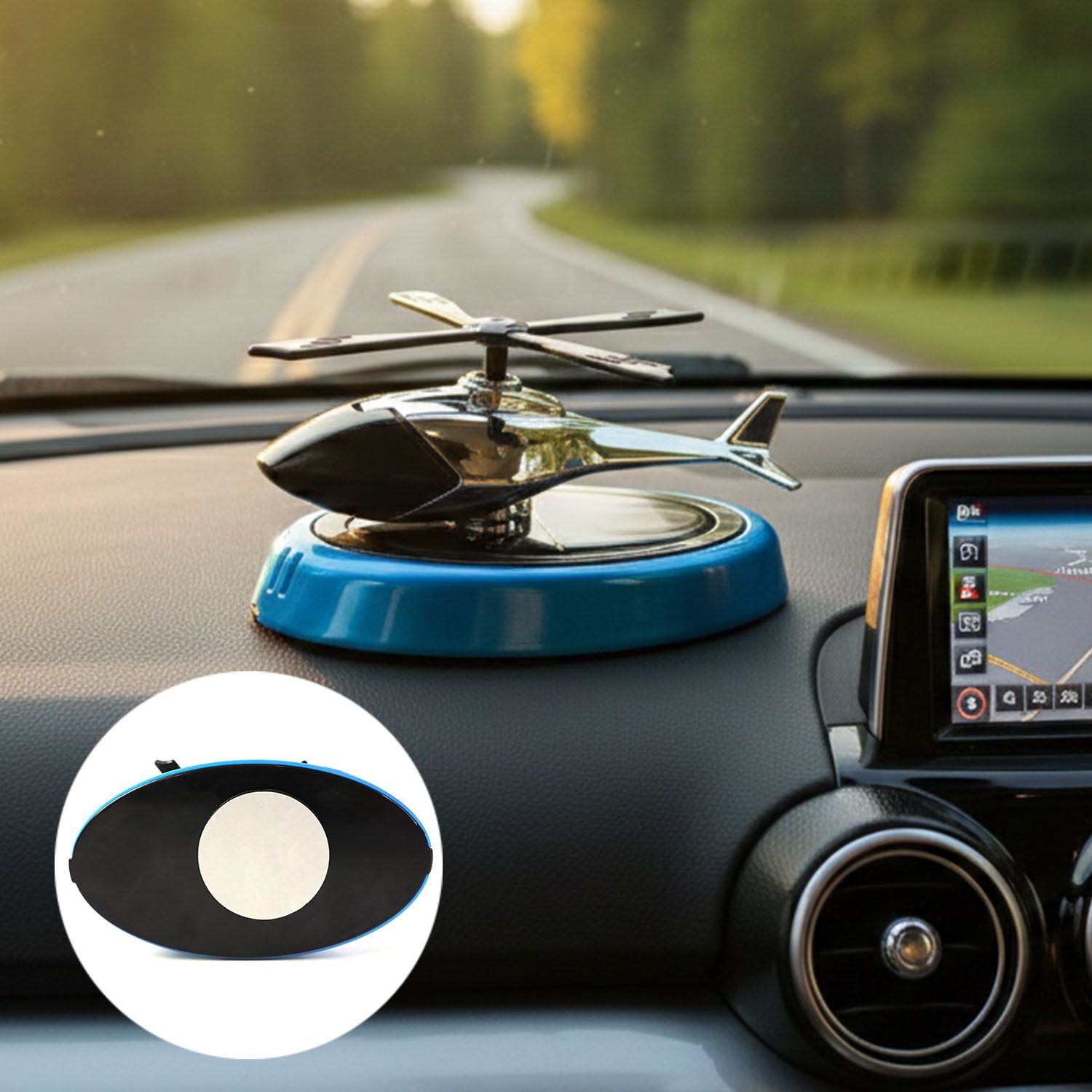 Helicopter Shape Car Dashboard Perfume Air Freshener
