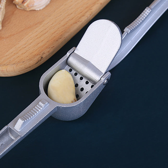 Garlic Press All Aluminum Easy to Use with Light Weight without Difficulty Cooking Baking, Kitchen Tool, Dishwaher Safe