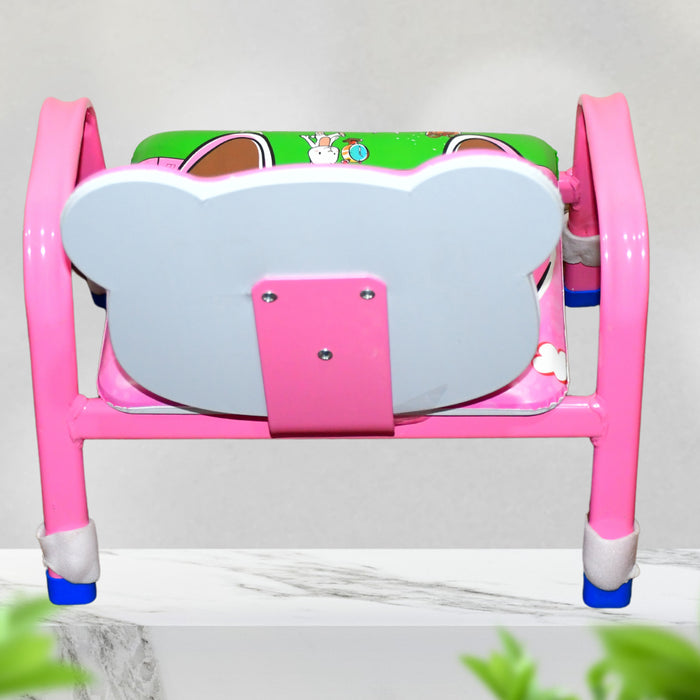 Cartoon Baby Chair Strong Steel Cushion & Comfortable Baby Chair High Quality Chair (1 Pc)