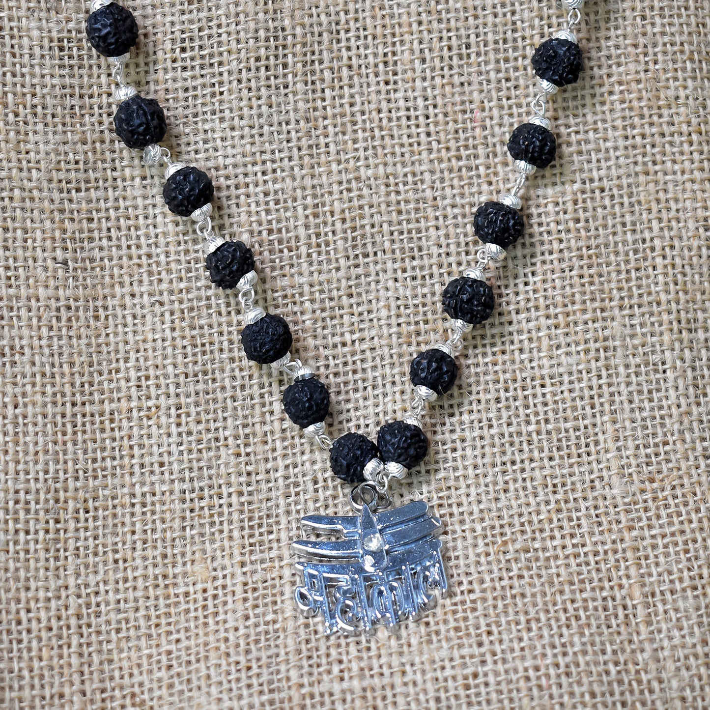 Mahakal Name Chain with Black Rudraksha: Divine Power and Protection