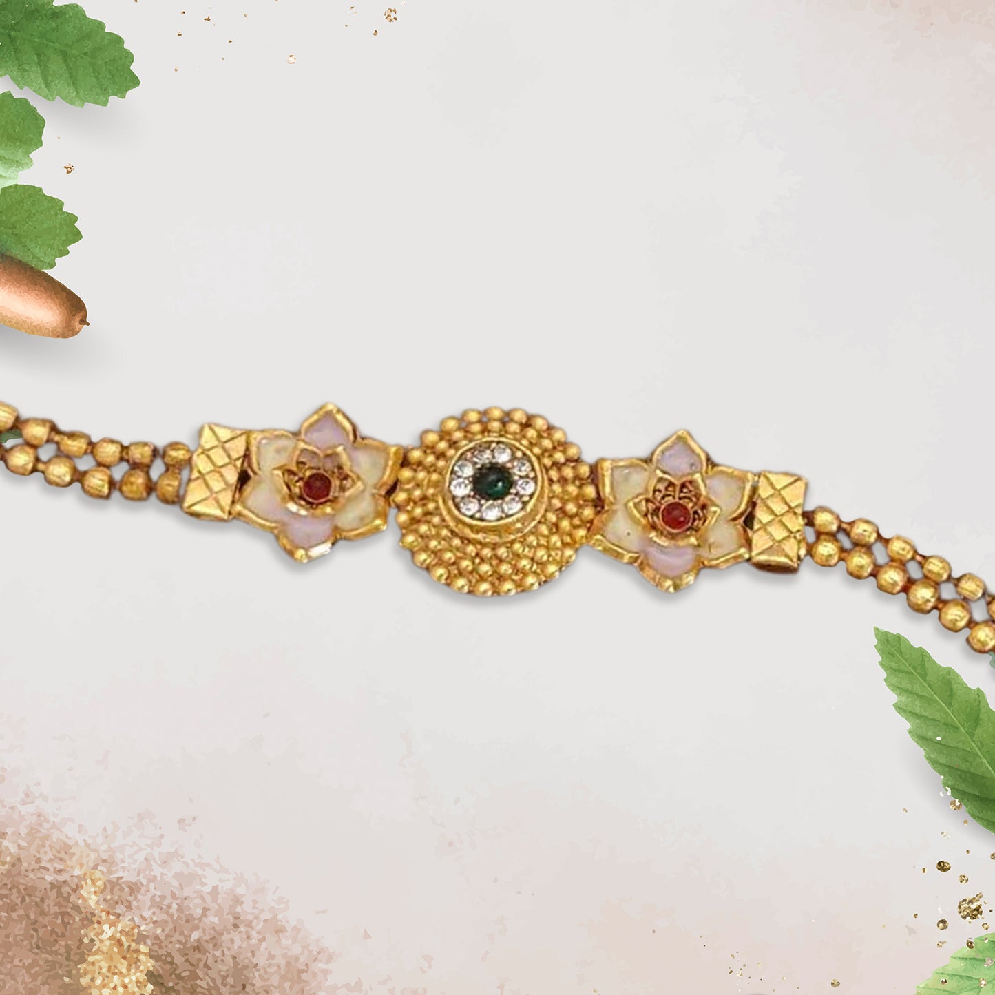 Fancy Gold Unique Bracelet For Women