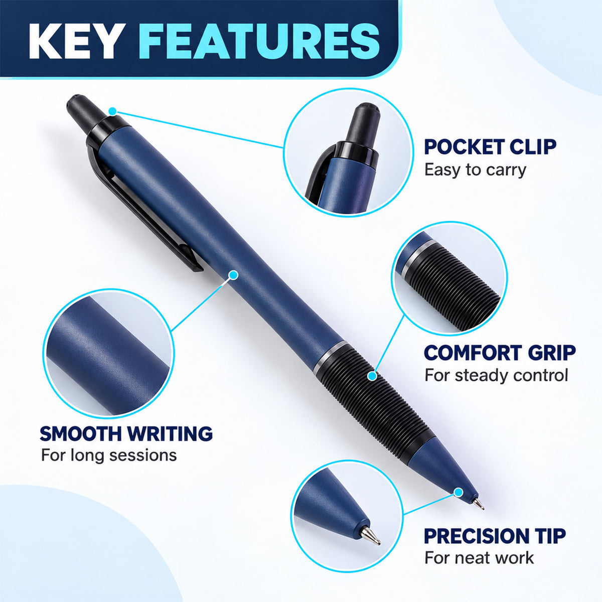 Camlin Blue 0.5mm Mechanical Pencil