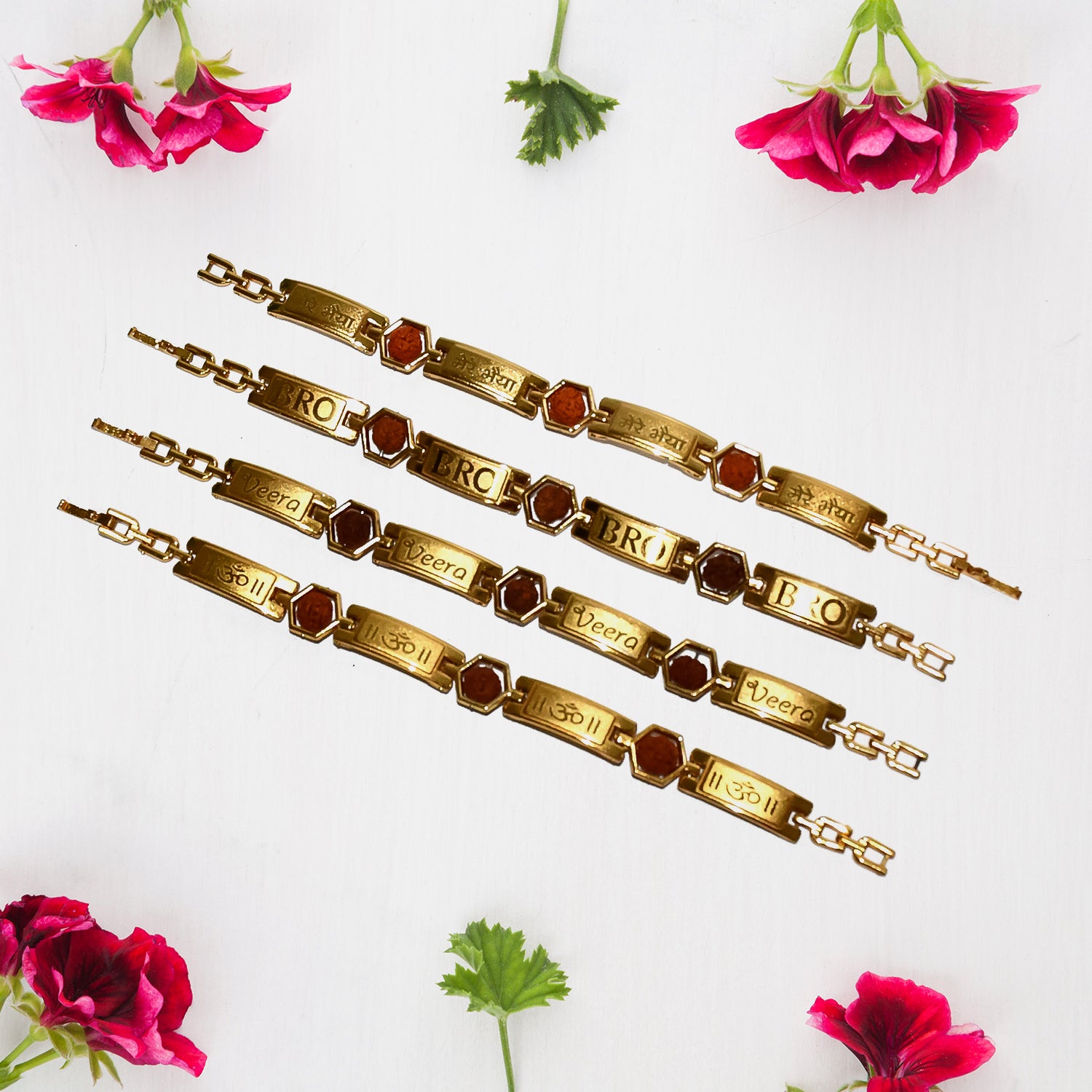 Gold Rakhi Bracelet