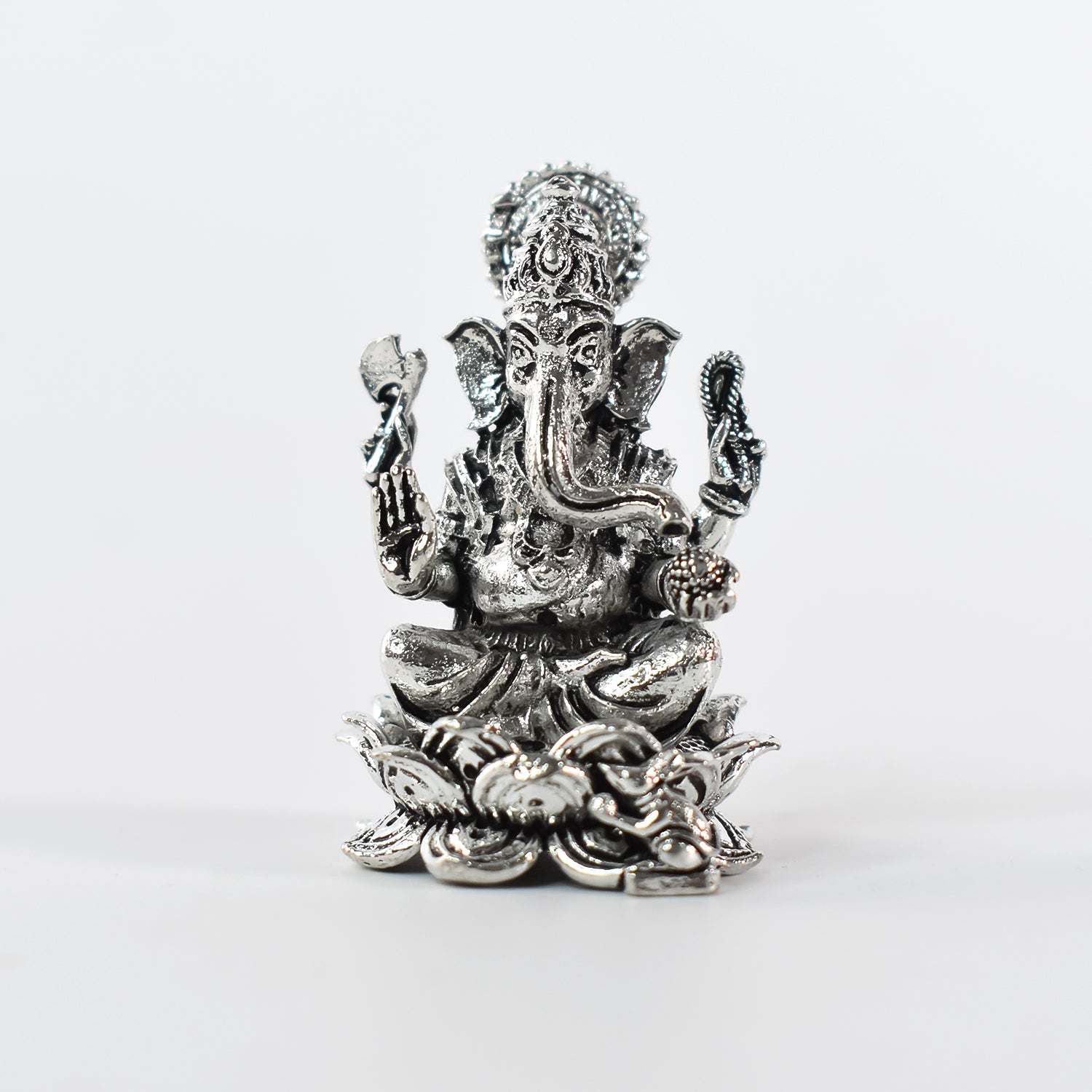 Lord Ganesh Silver Statue