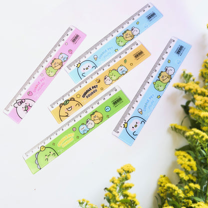 Premium kids’ ruler set with fun cartoon designs