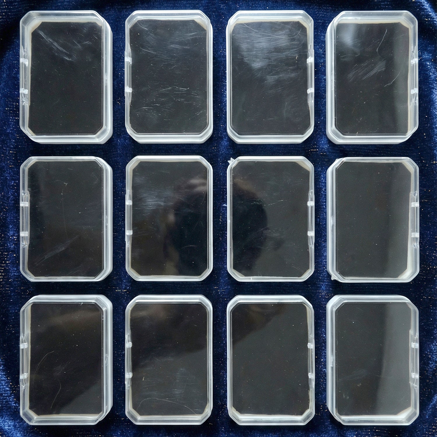 Close-up detail of rectangle mini jewellery storage box