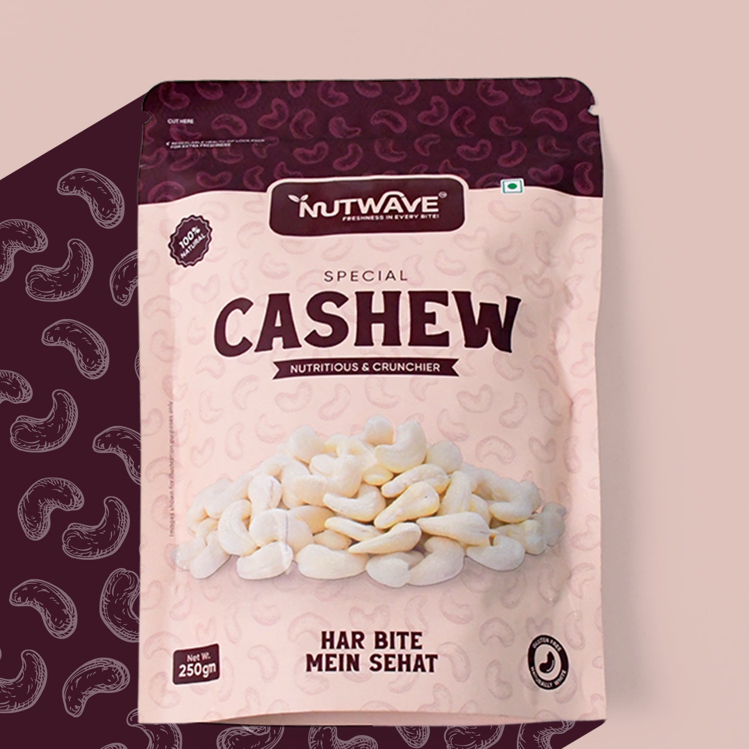Nutwave Special Cashew, dryfruits 250gm