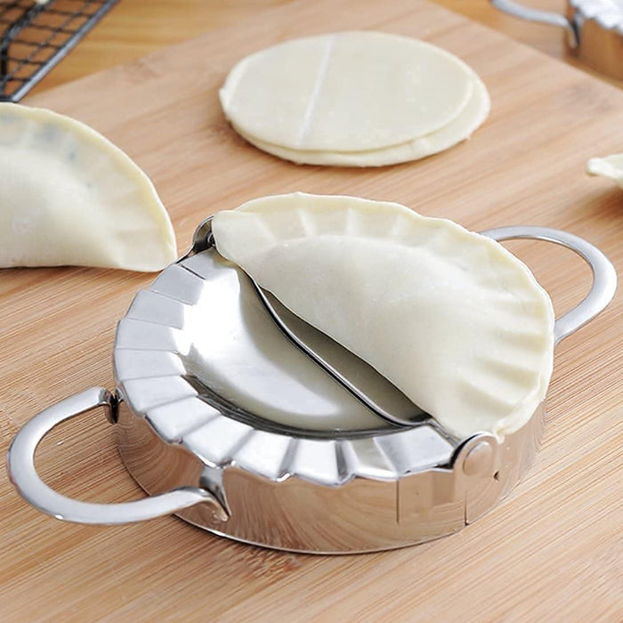 Stainless Steel Dumpling Maker: Easy & Reliable Dumplings Every Time (1 Pc)