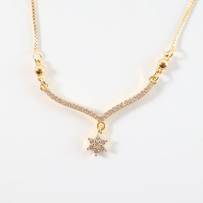 Gold Star Pendant Necklace for Women