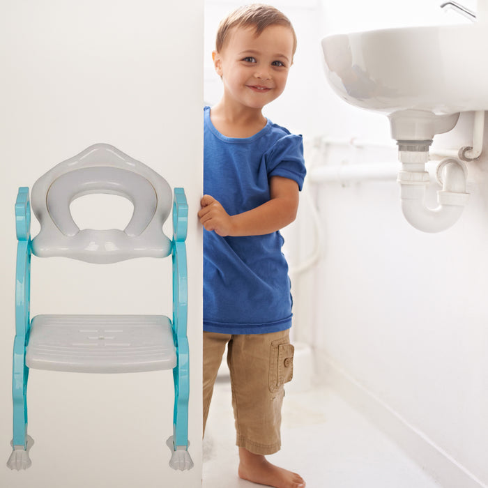2 In 1 Potty Training Toilet Seat with Step Stool Ladder For Toddlers