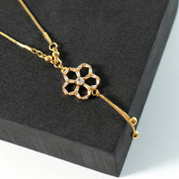 Stylish Floral Pendant Chain Necklace for Women