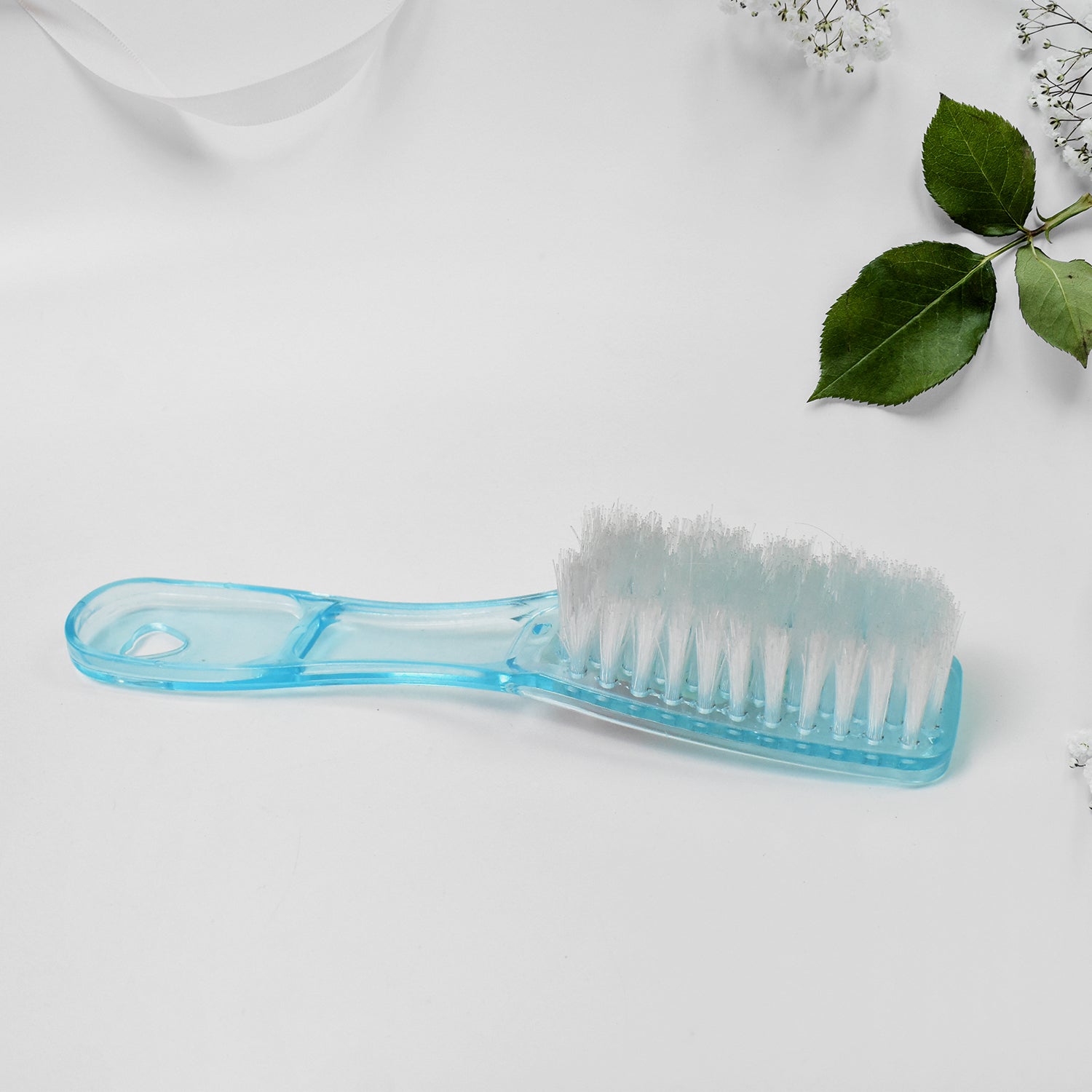 Multi-use plastic handle scrubbing brush