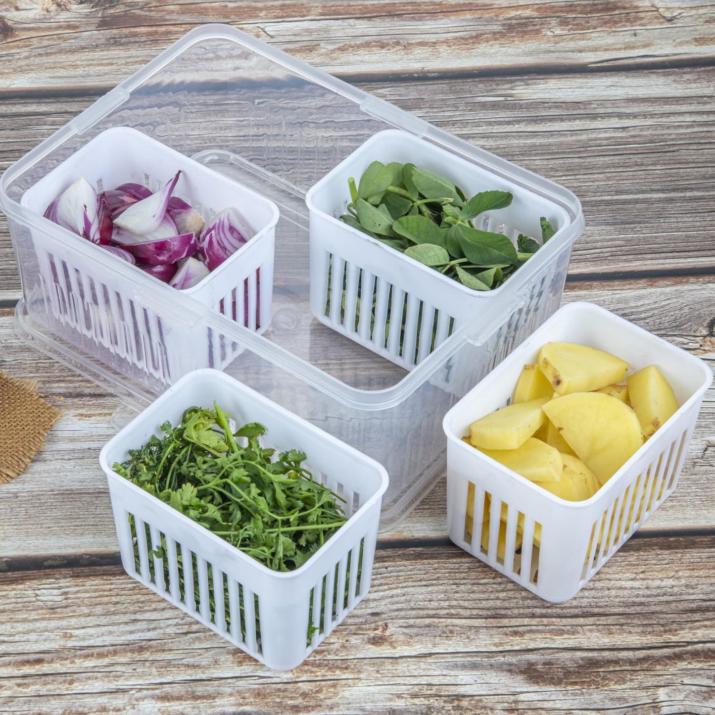 Fridge Storage Box – Airtight Food & Veggie Organizer | Tidy Table