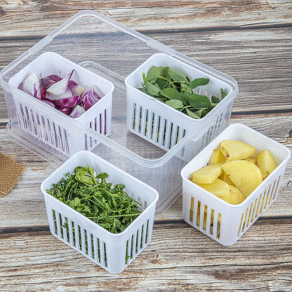 Fridge Storage Box – Airtight Food & Veggie Organizer | Tidy Table