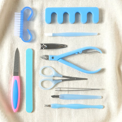 11 In 1 Manicure Pedicure Nail Care Kit Set