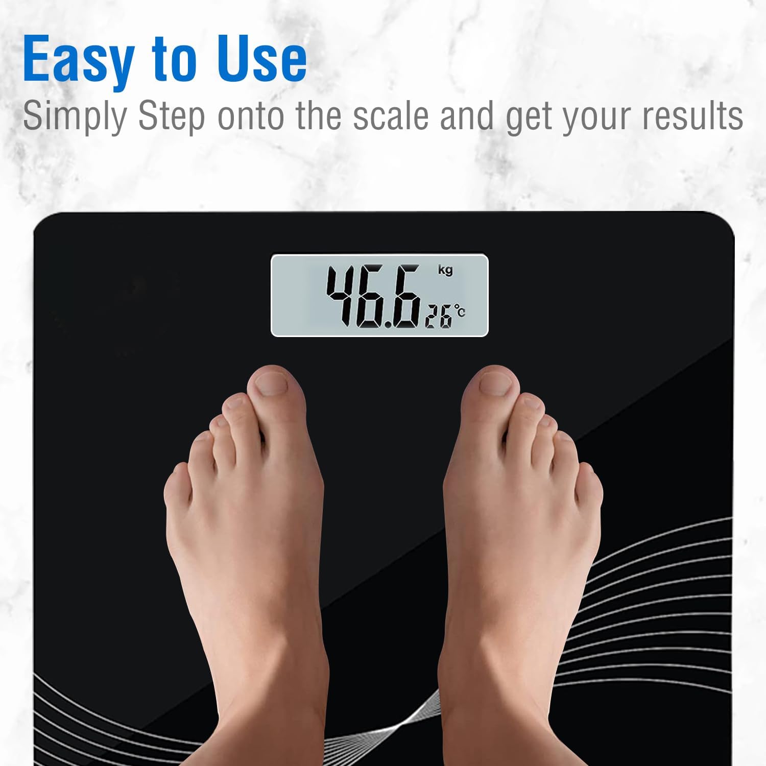 Electronic Digital Personal Weight Scale  (1 Pc)